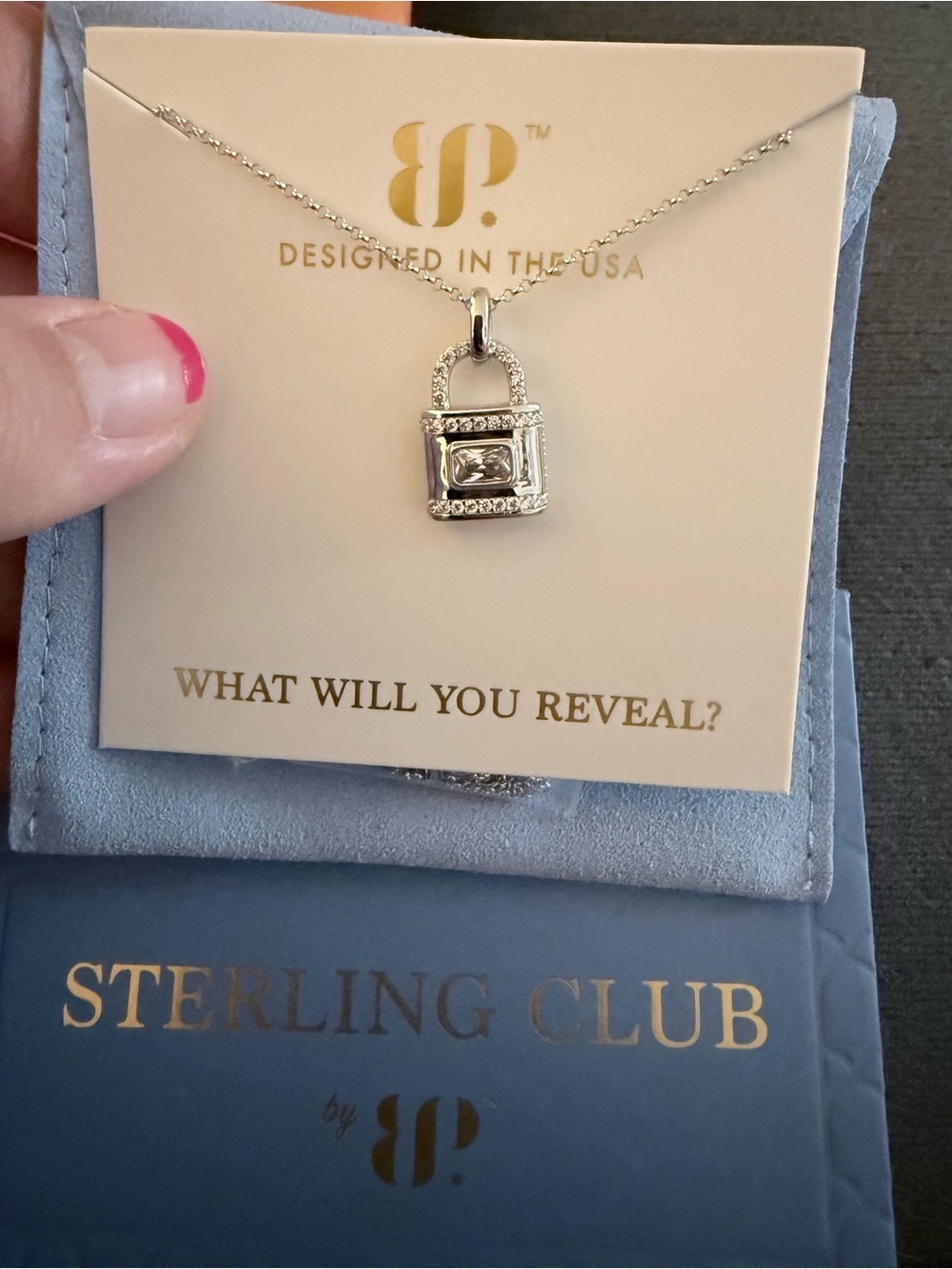 The Legacy Lock Silver Padlock Pendant Necklace - Silver